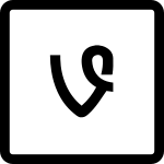 Vine Rounded Border SVG Icon